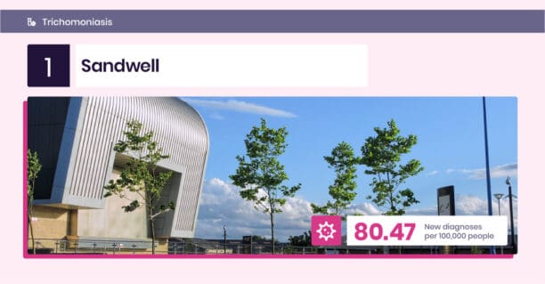 Sandwell's new website - screenshot thumbnail featuring STI Capitals.